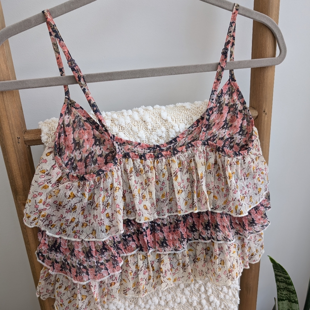Hollister Layer Ruffle Tank Top - Picture 5 of 5